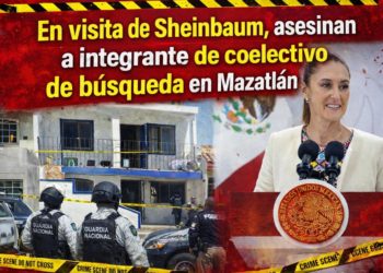 En visita de Sheinbaum, asesinan a integrante de colectivo de búsqueda en Mazatlán