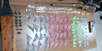 Incautan armas y vehículos del Cártel de Sinaloa en comunidad de Villaflores, Chiapas