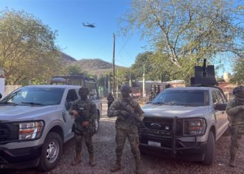 Despliegan federal en El Salado, Culiacán; reportan 2 detenidos