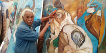 Murió Melchor Peredo, uno de los últimos representantes del muralismo mexicano