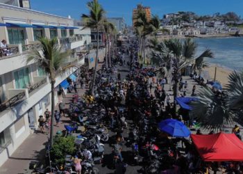 Mazatlán vibra con la hermandad biker