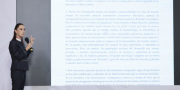 Sheinbaum ve “muy interesante” la reflexión “humanista” de León XIV sobre IA