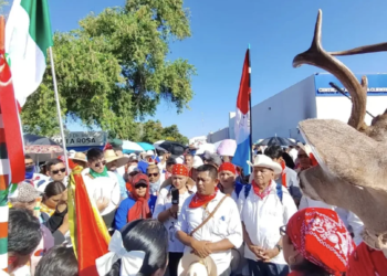 Marchan en Los Mochis, Sinaloa, contra planta de amoniaco de GPO y proyecto Mexinol en Topolobampo
