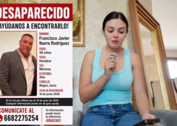 Joven denuncia desaparición de su padre en Sinaloa y clama por su regreso entre lágrimas