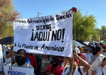 Nación mayo-yoreme exige cancelar planta de amoniaco en Topolobampo, Sinaloa