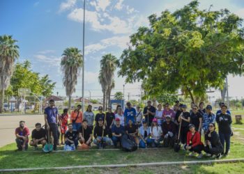 Jóvenes participantes en “Tequios por la Transformación y Cortos por la Paz”.