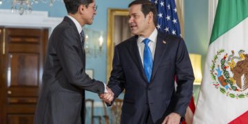 Marco Rubio recibe al canciller Roberto Velasco en medio del diálogo para alcanzar un acuerdo comercial