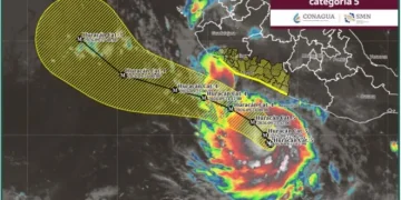 “Polo” se intensifica a categoría 5, su influencia dejará lluvias fuertes en Sinaloa