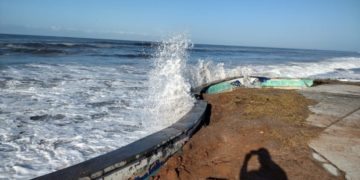 Polo eleva el mar en Sinaloa; Protección Civil mantiene vigilancia en costas