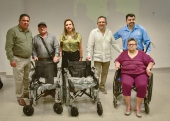 Ahome se consolida como la casa de la inclusión y de la movilidad con la entrega de 50 sillas de ruedas todo terreno.